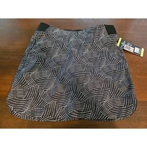 Cypress Club Women's Active Pull-On Golf Skort Size‎ Small Black White